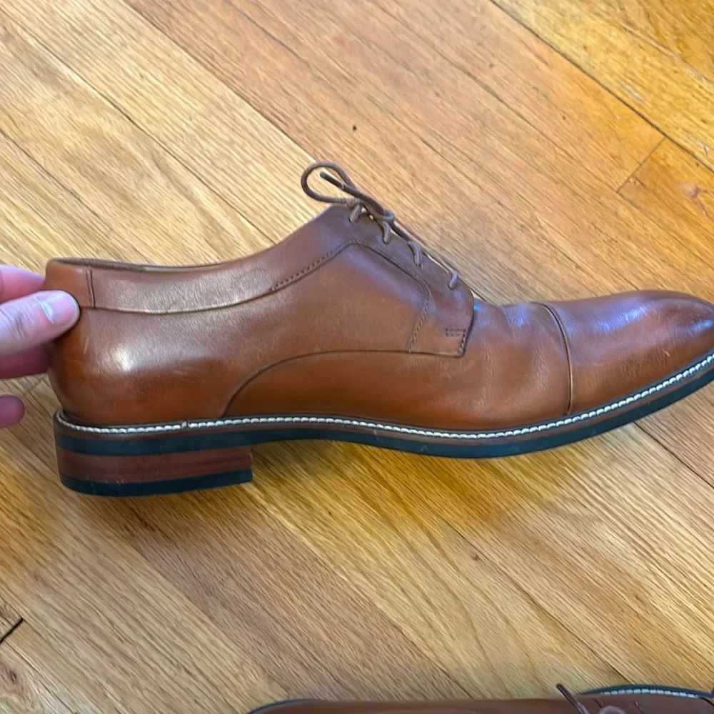 Cole Haan Leather Oxfords Size 11, Brown